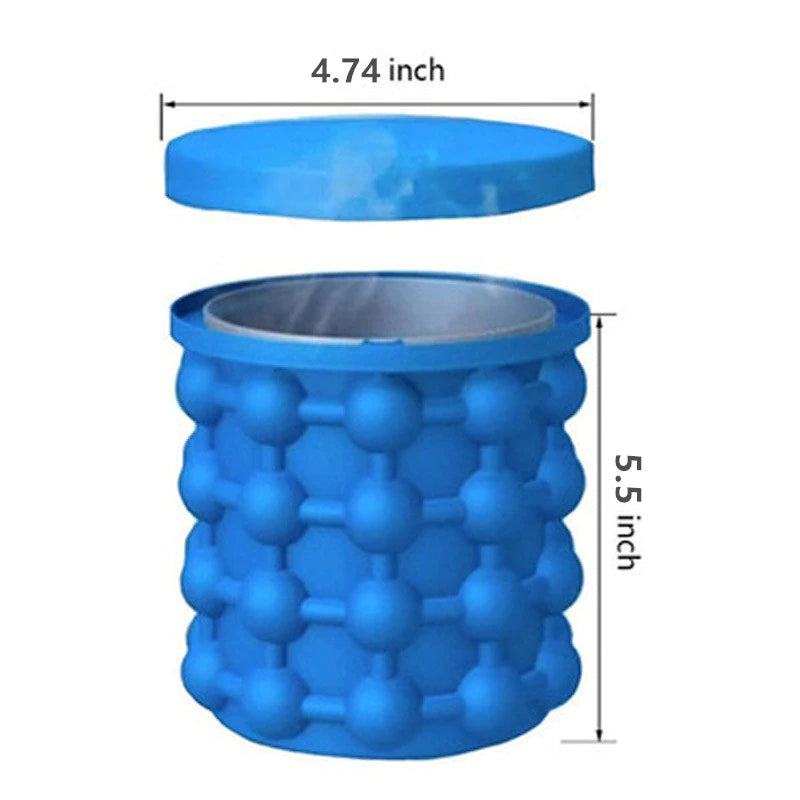 Kalup za kocke leda  sa prikazanim dimenzijama